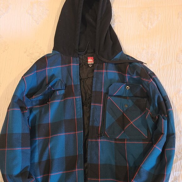 Quiksilver XL Hooded Insulated Flannel - Picture 1 of 1